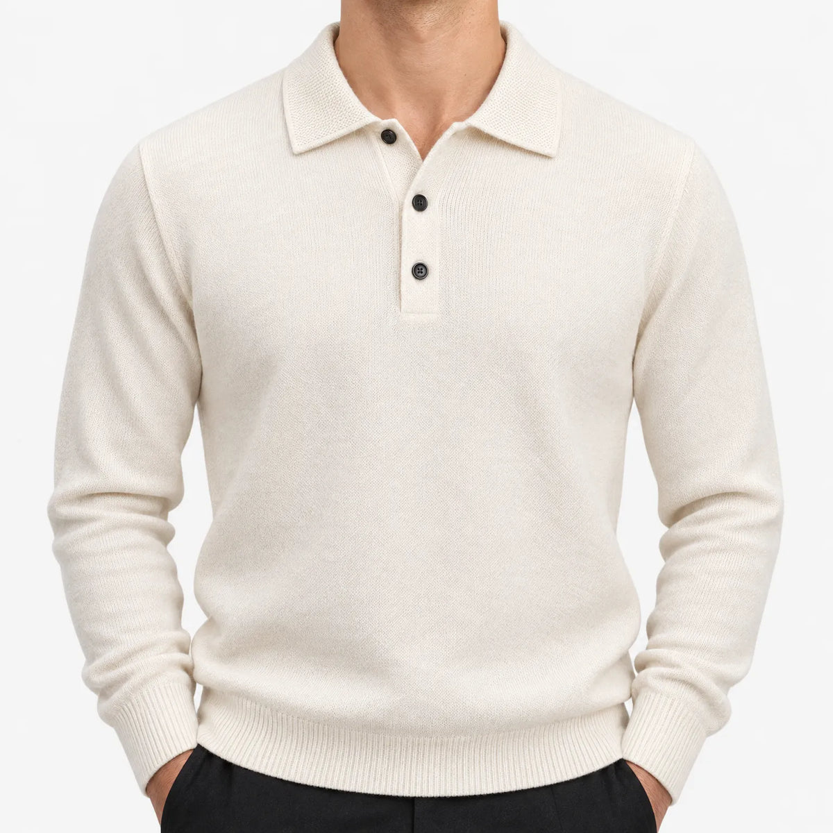Bexford - Long Sleeve Men's Polo Jumper