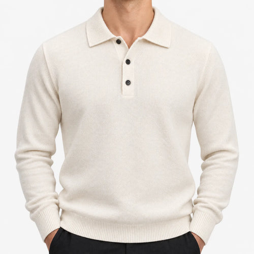 Bexford - Long Sleeve Men's Polo Jumper