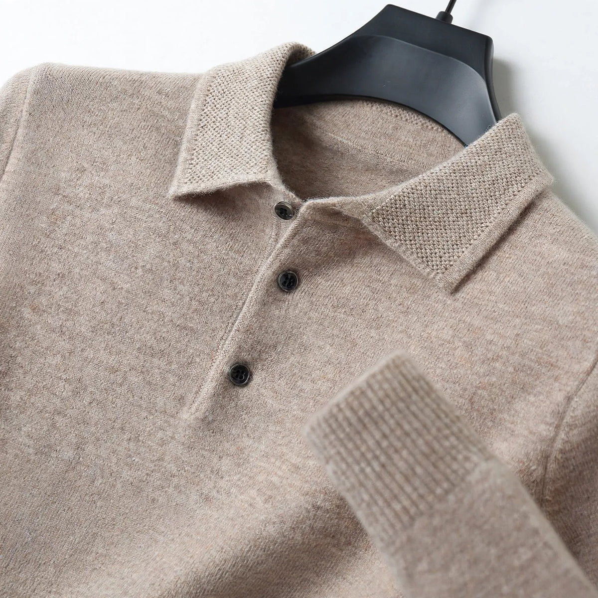 Bexford - Long Sleeve Men's Polo Jumper
