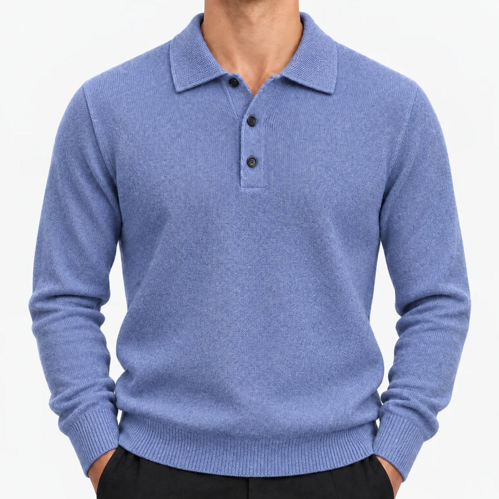 Bexford - Long Sleeve Men's Polo Jumper