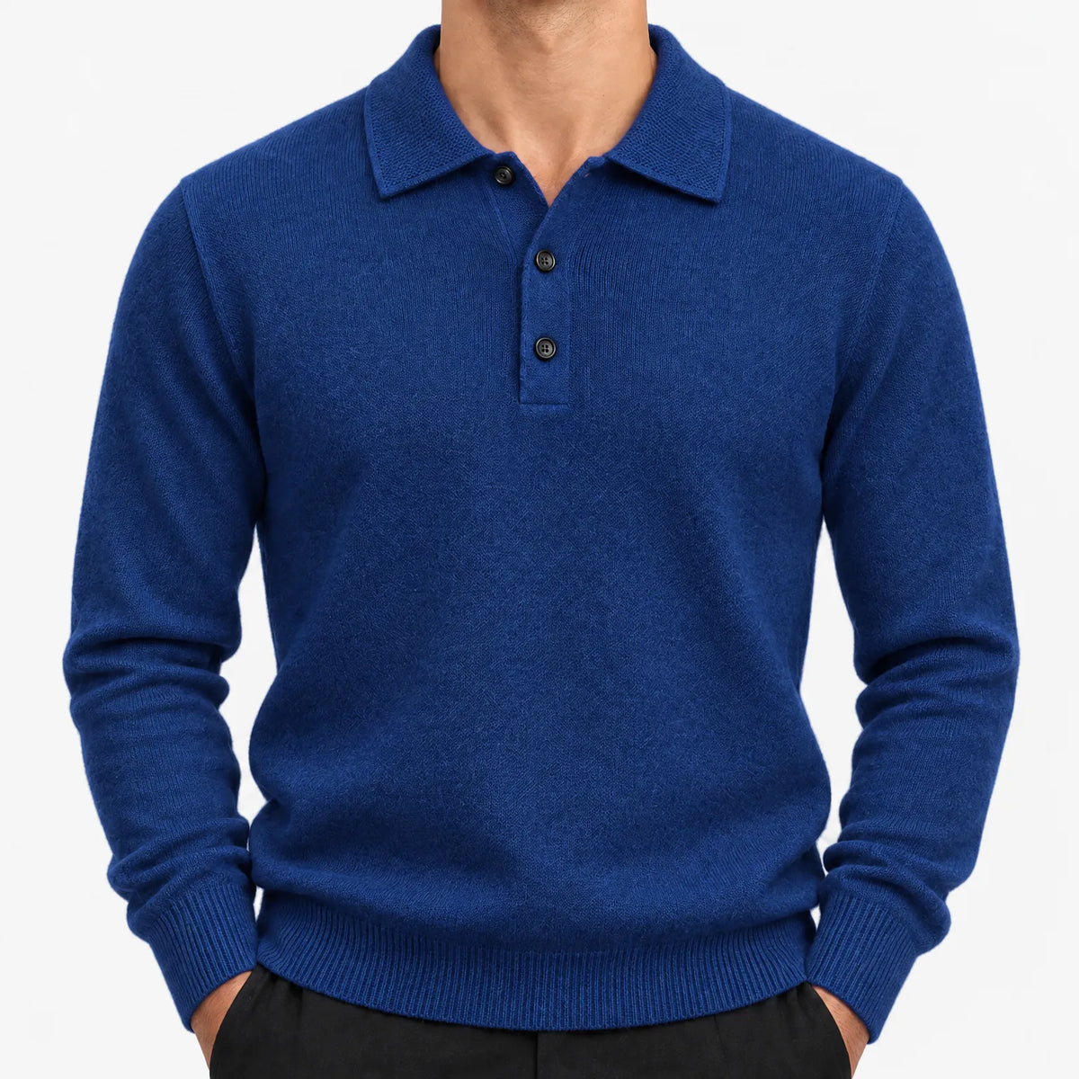 Bexford - Long Sleeve Men's Polo Jumper