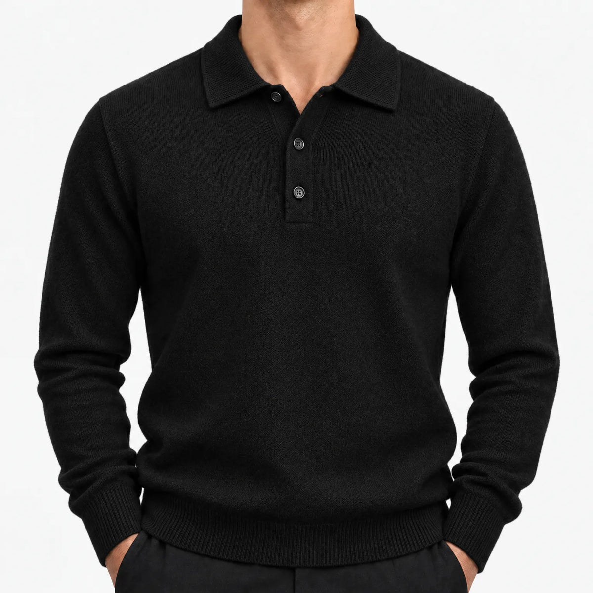 Bexford - Long Sleeve Men's Polo Jumper