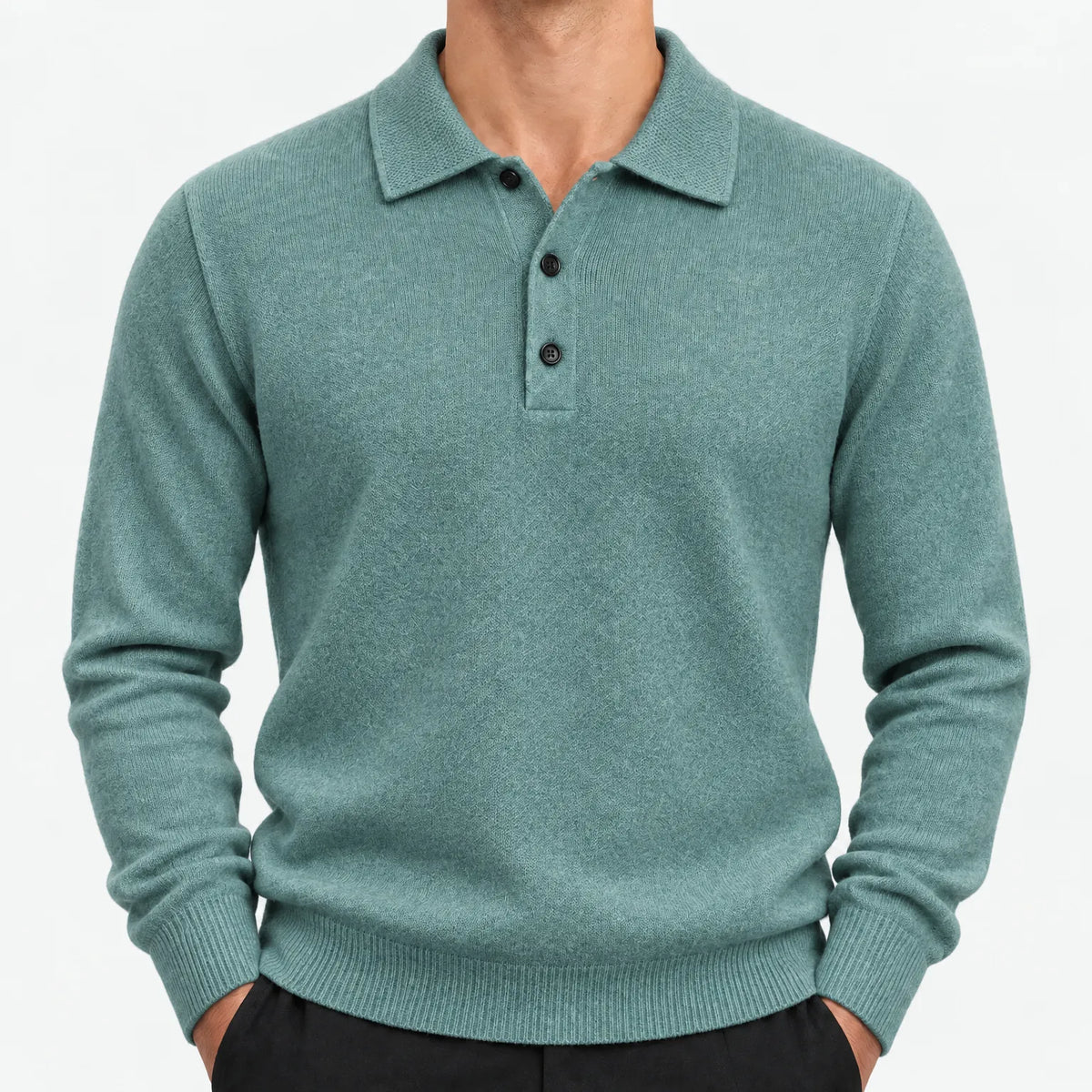 Bexford - Long Sleeve Men's Polo Jumper