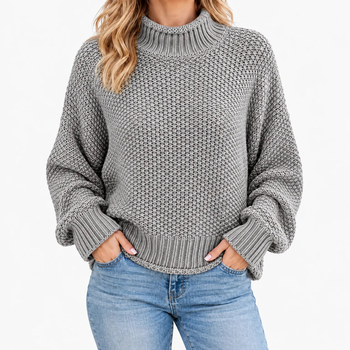 Kynset - Women's Chunky Roll Neck Jumper