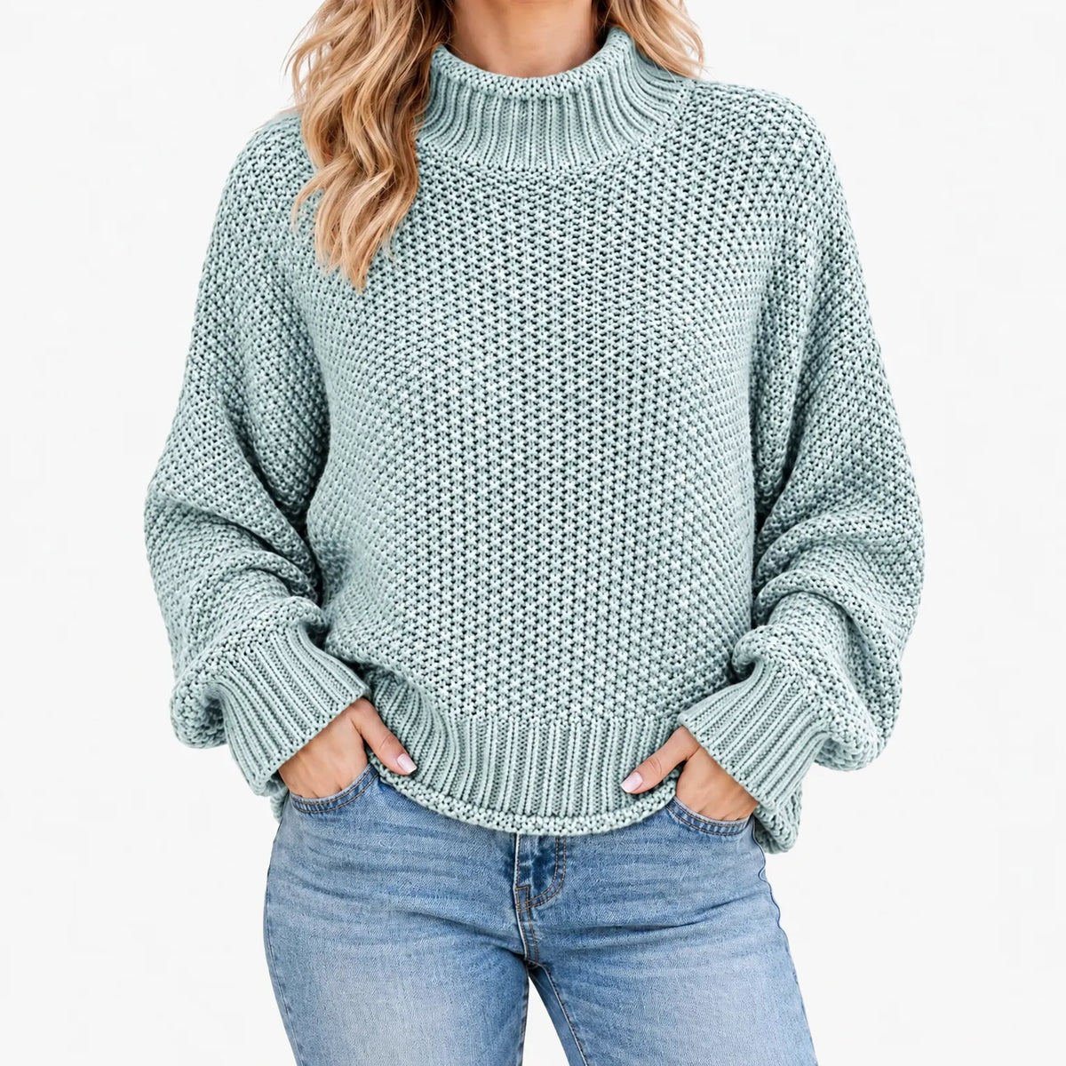 Kynset - Women's Chunky Roll Neck Jumper