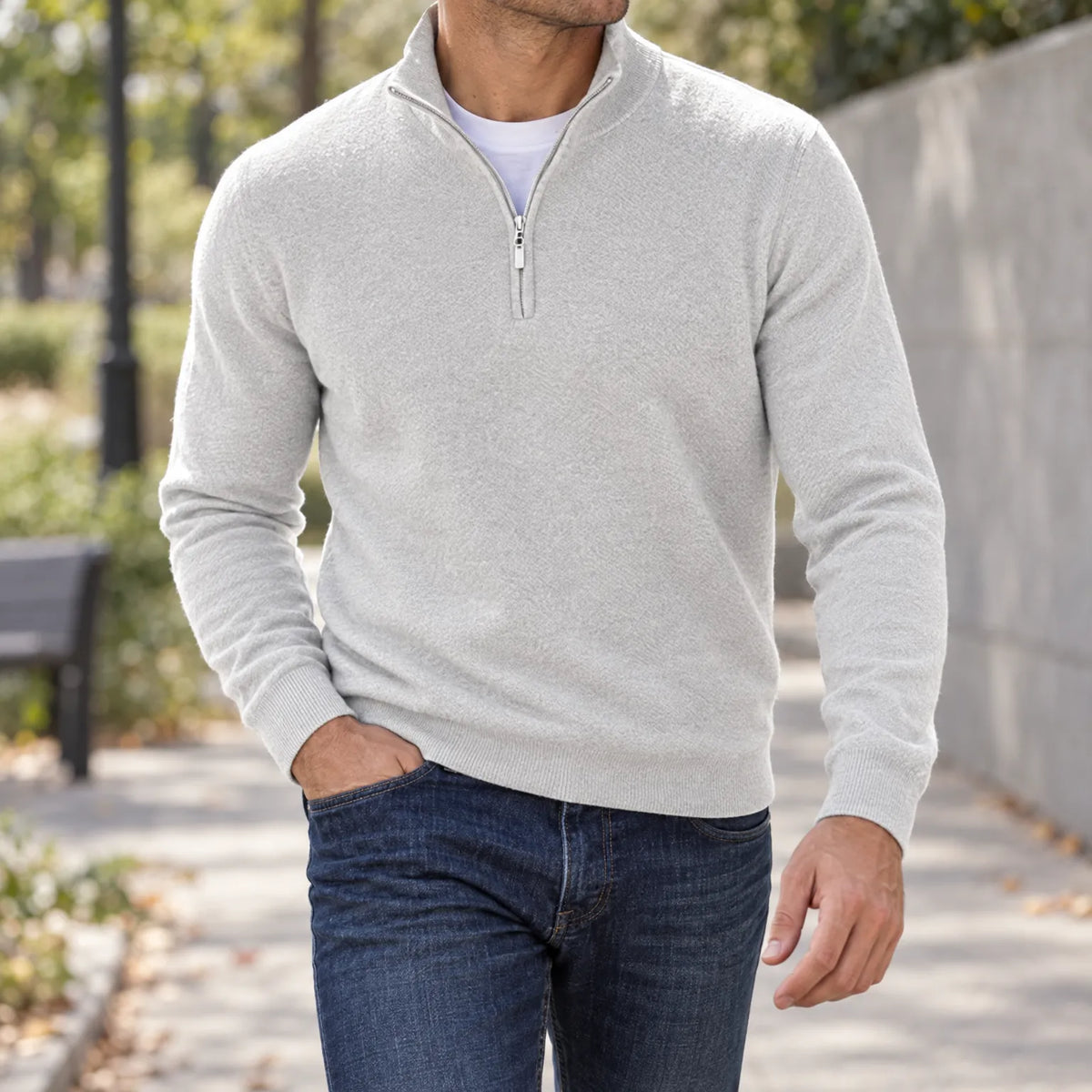 Lumont - Men's Quarter Zip Jumper