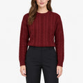 Mordonn - Relaxed Fit Cable Knit Jumper