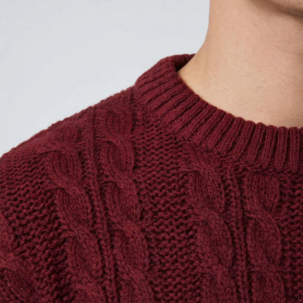 Mordonn - Relaxed Fit Cable Knit Jumper