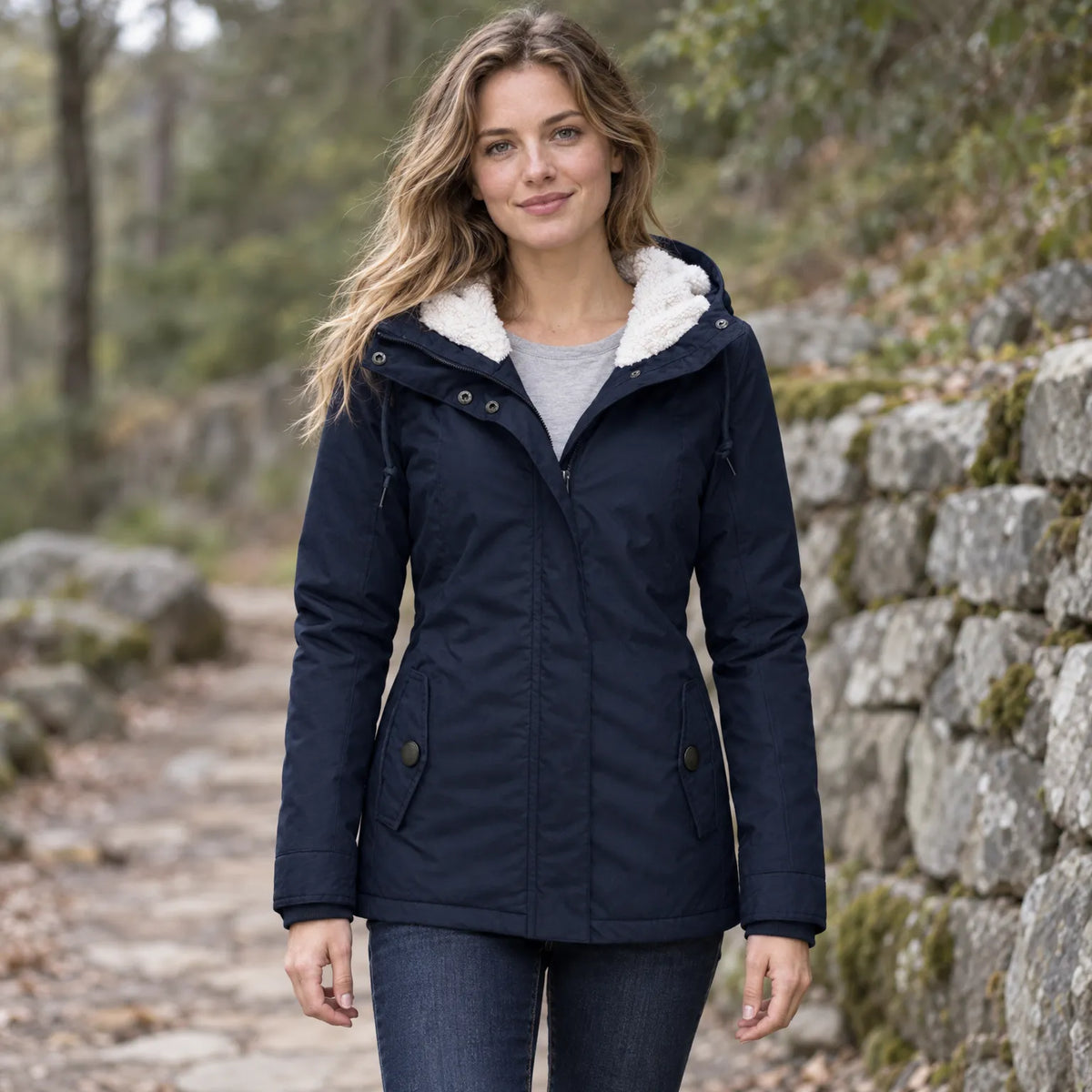 Morvena - Fleece Lined Winter Coat