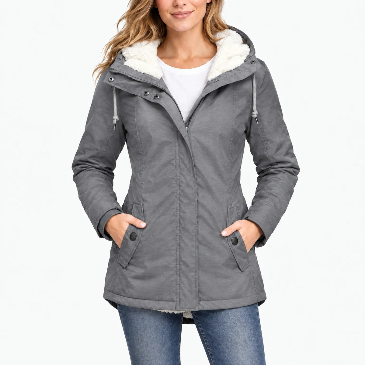 Morvena - Fleece Lined Winter Coat