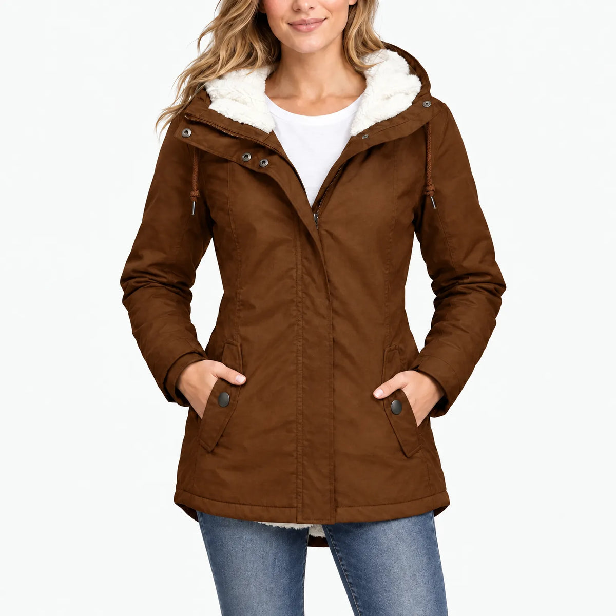 Morvena - Fleece Lined Winter Coat