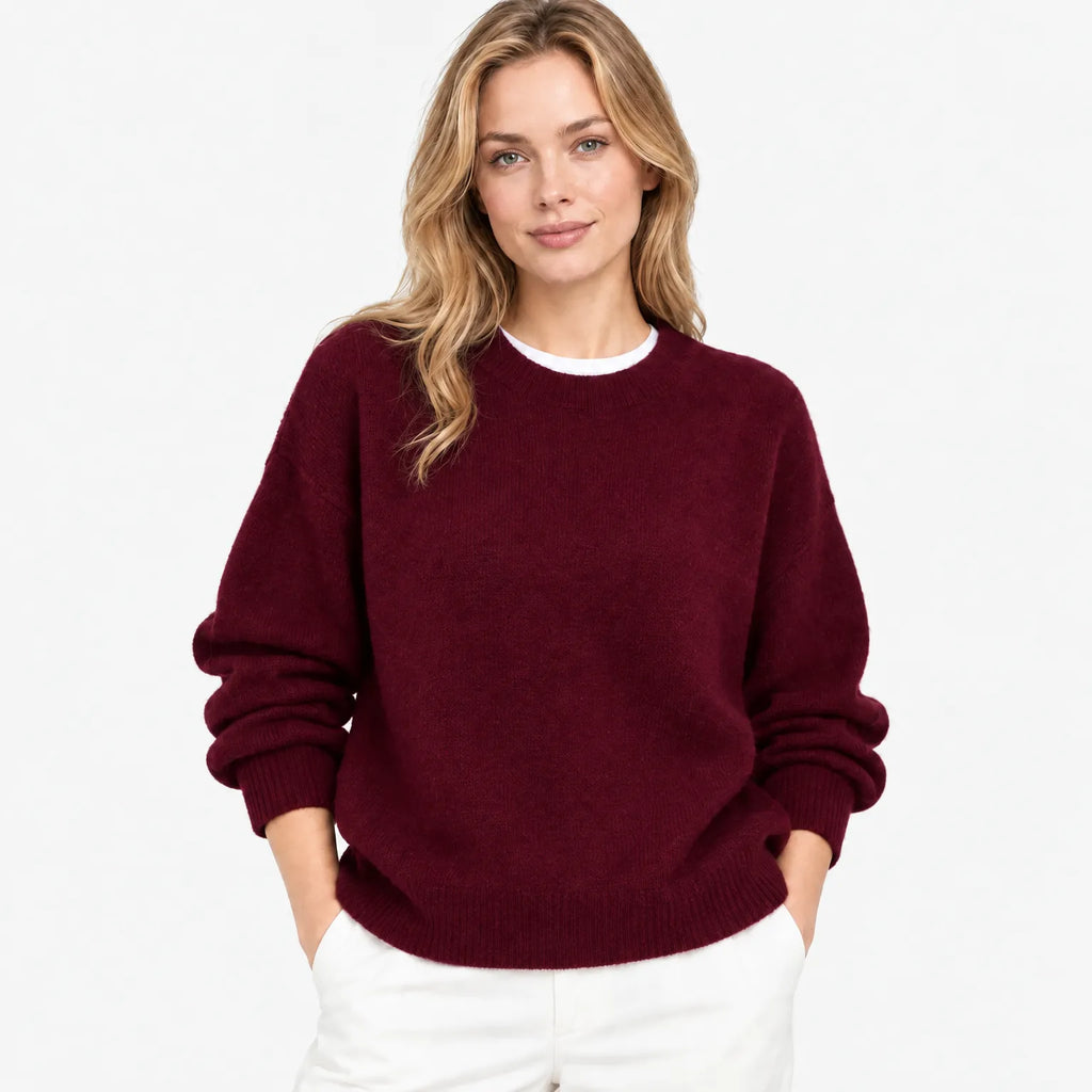 Murette - Ladies Oversized Crew Neck Jumper