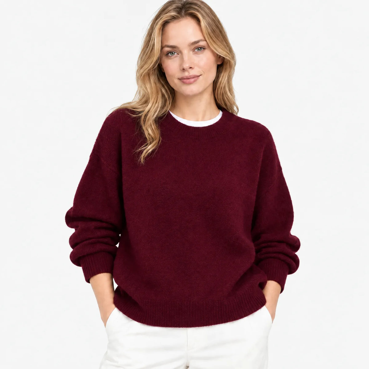 Murette - Ladies Oversized Crew Neck Jumper
