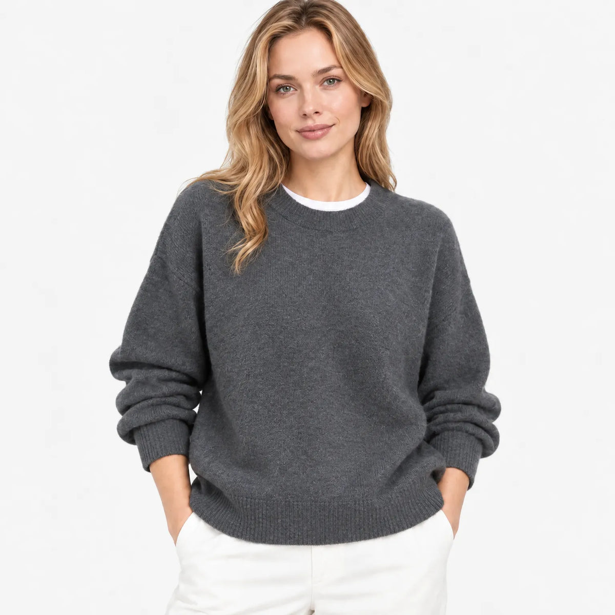 Murette - Ladies Oversized Crew Neck Jumper