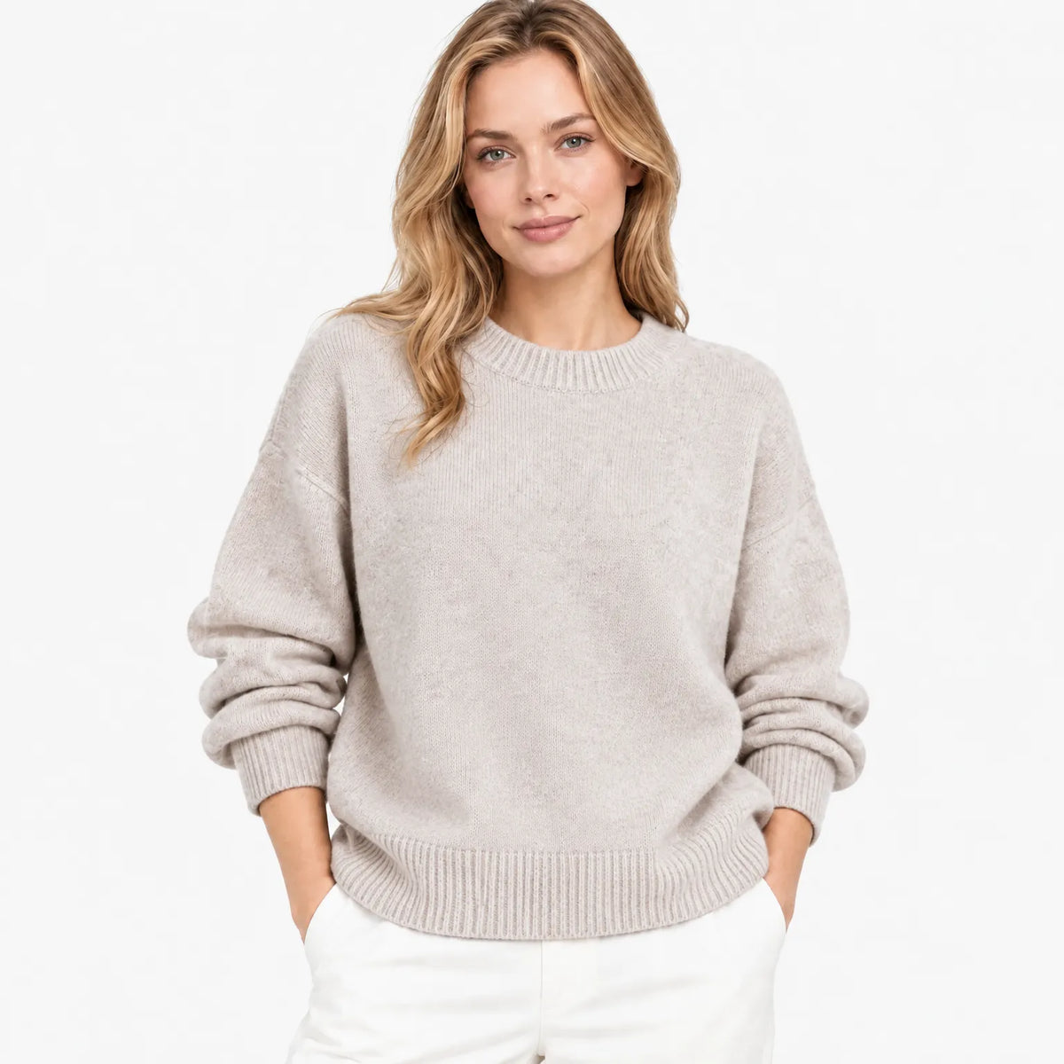 Murette - Ladies Oversized Crew Neck Jumper