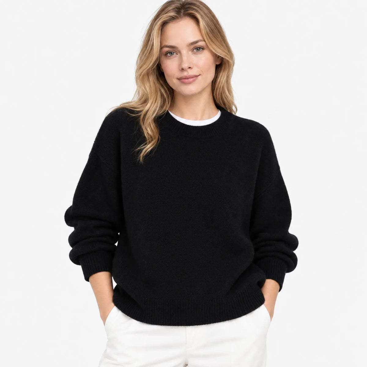 Murette - Ladies Oversized Crew Neck Jumper