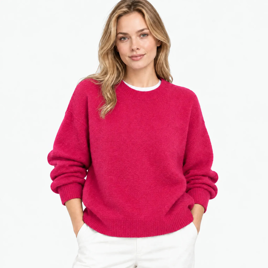 Murette - Ladies Oversized Crew Neck Jumper
