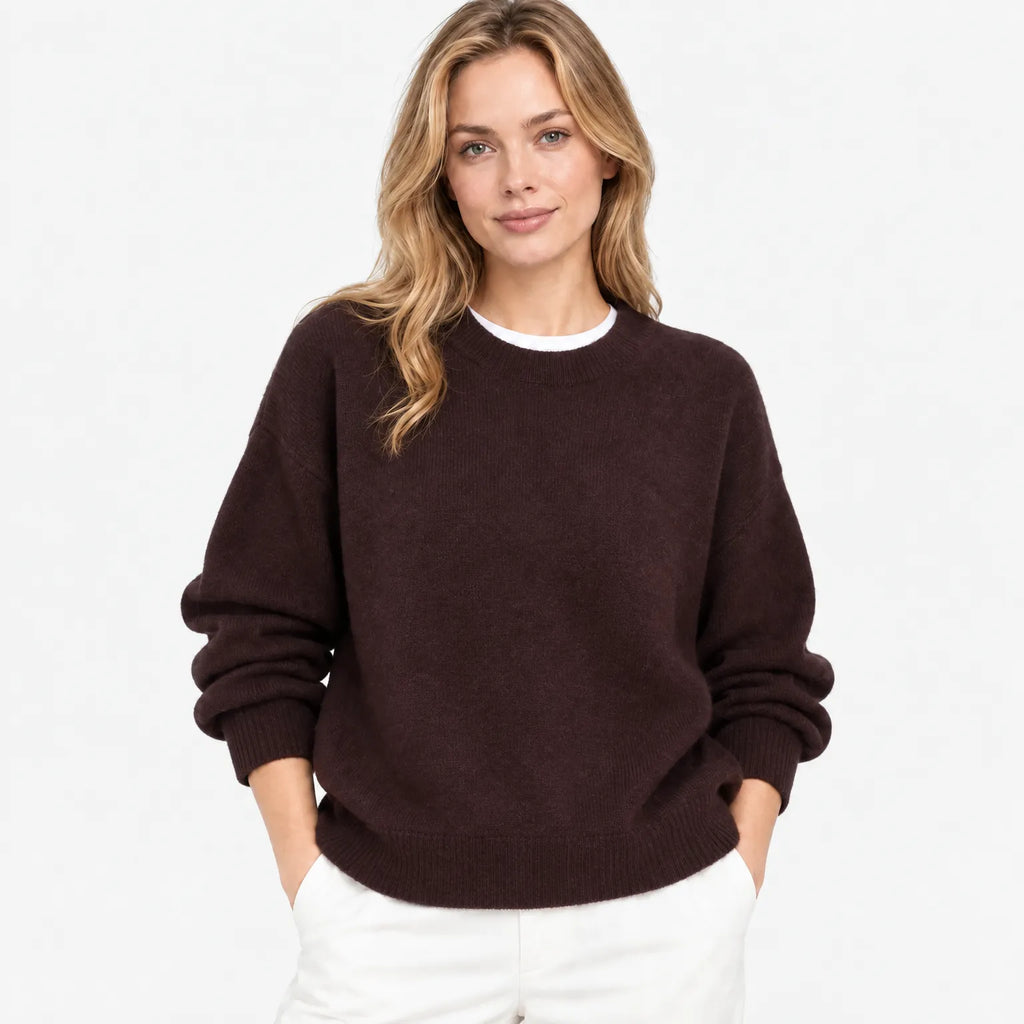 Murette - Ladies Oversized Crew Neck Jumper