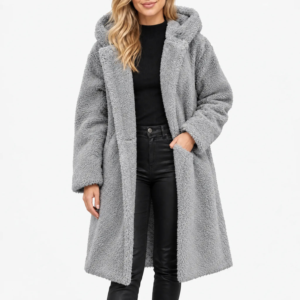 Olaris - Longline Fluffy Winter Coat