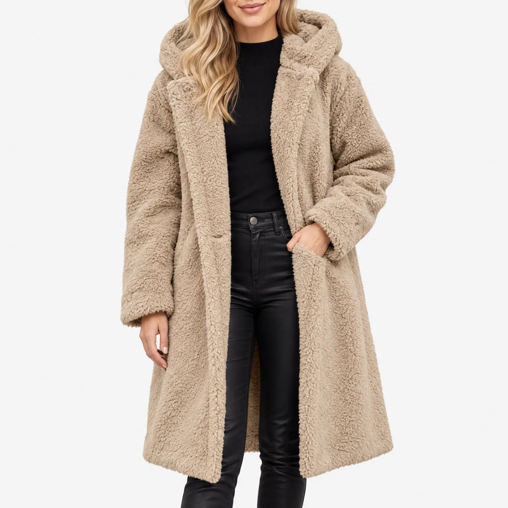 Olaris - Longline Fluffy Winter Coat