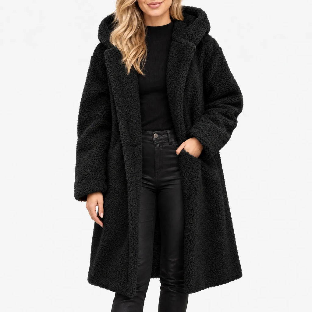 Olaris - Longline Fluffy Winter Coat