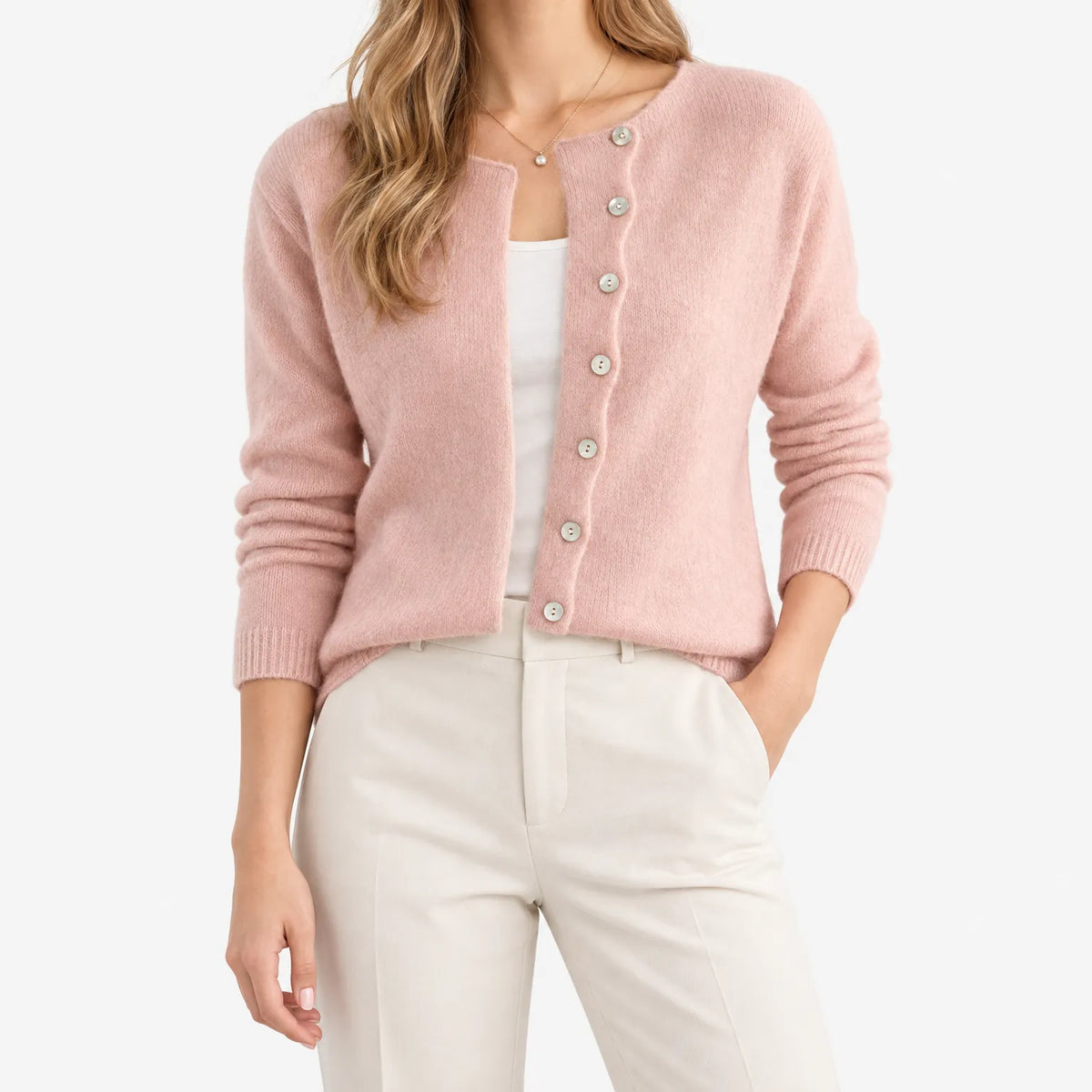 Thameon - Women's Relaxed Fit Knit Cardigan