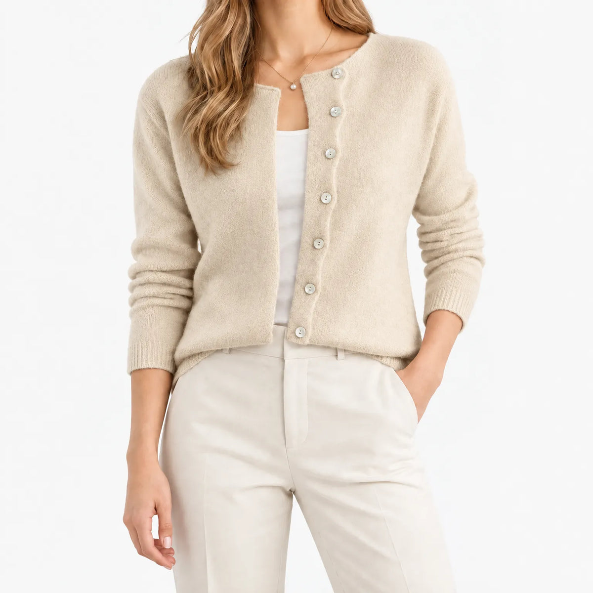 Thameon - Women's Relaxed Fit Knit Cardigan