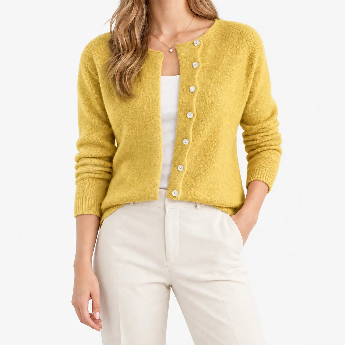 Thameon - Women's Relaxed Fit Knit Cardigan