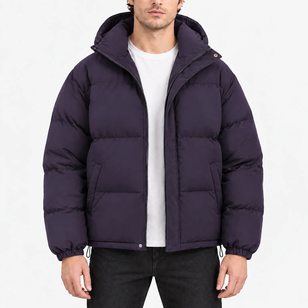 Trevok - Relaxed Fit Hooded Puffer Jacket