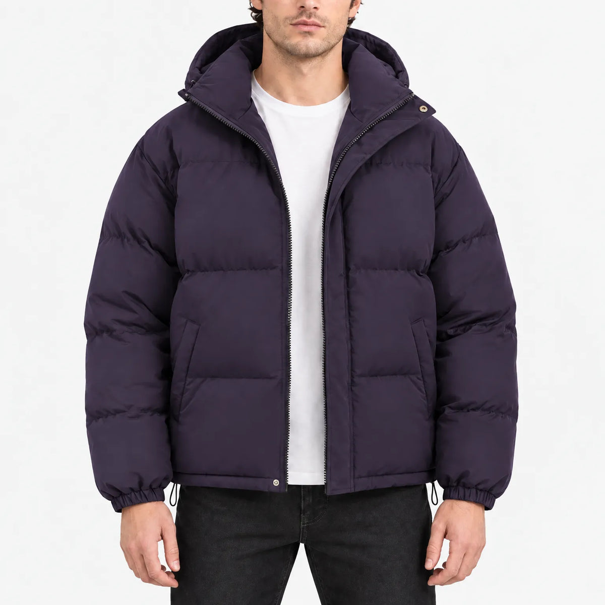 Trevok - Relaxed Fit Hooded Puffer Jacket