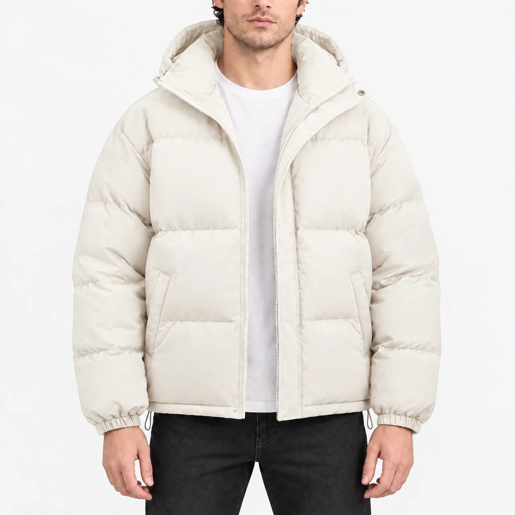 Trevok - Relaxed Fit Hooded Puffer Jacket