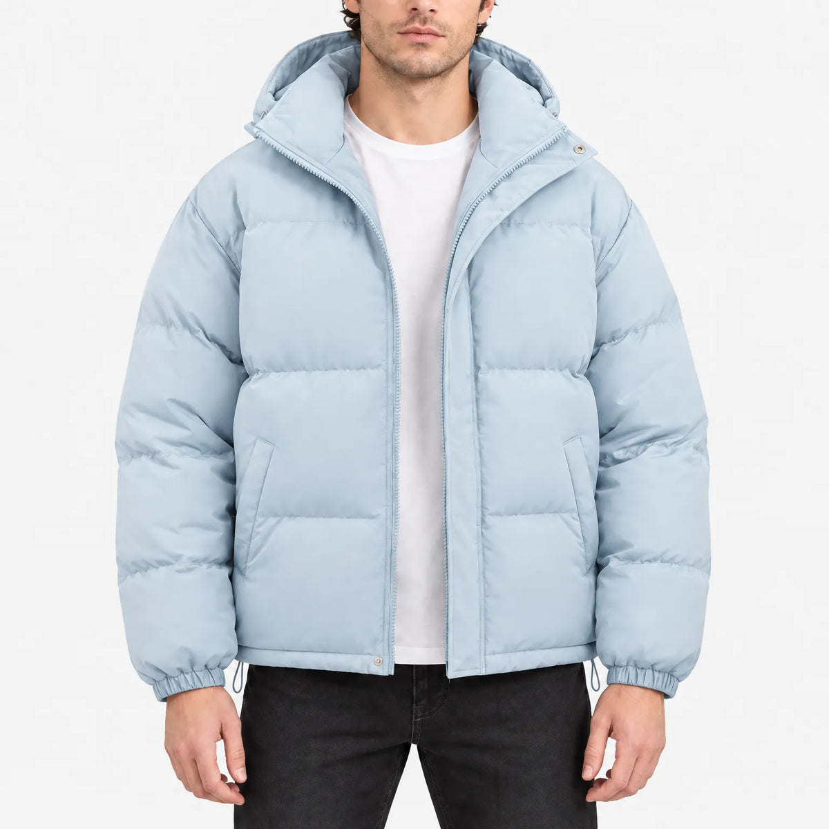 Trevok - Relaxed Fit Hooded Puffer Jacket