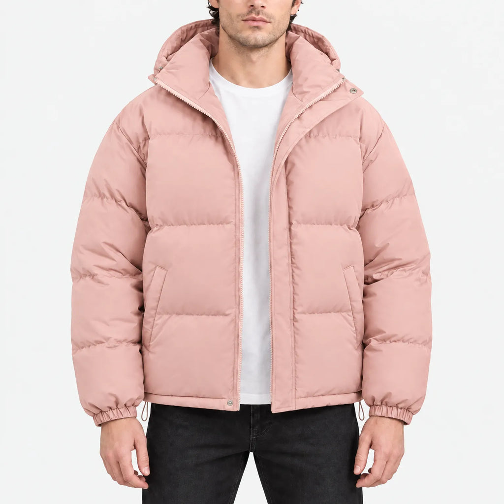 Trevok - Relaxed Fit Hooded Puffer Jacket