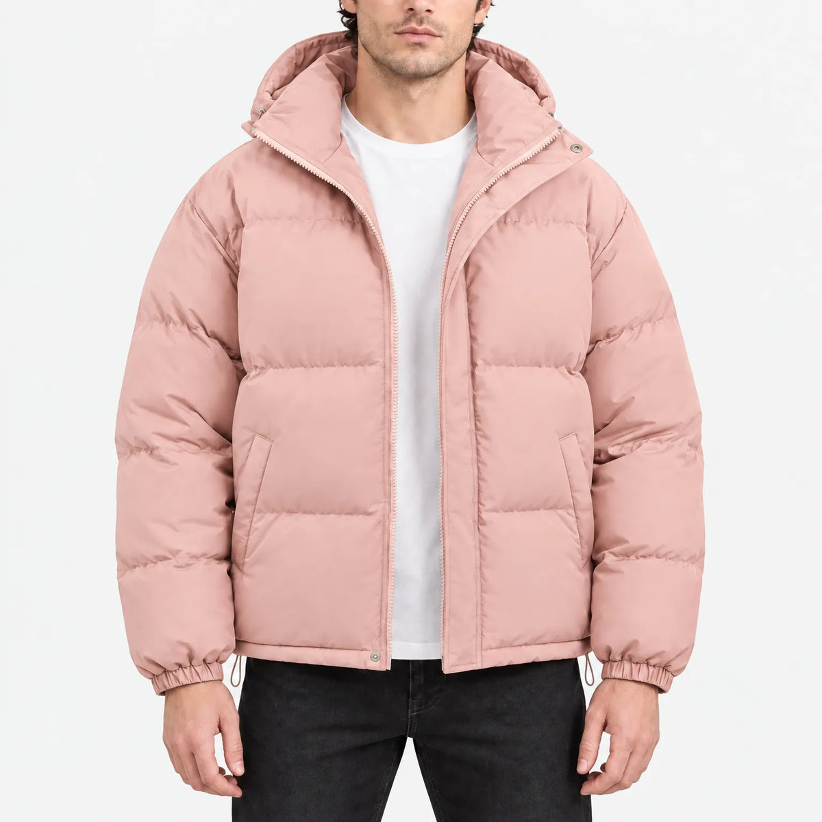 Trevok - Relaxed Fit Hooded Puffer Jacket