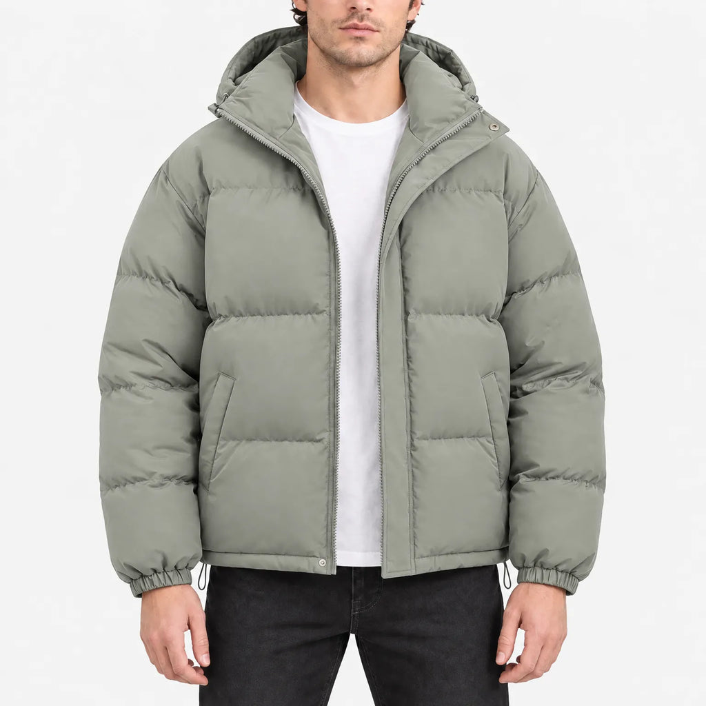 Trevok - Relaxed Fit Hooded Puffer Jacket
