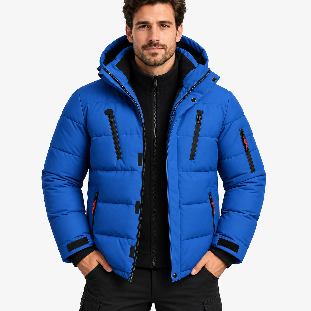 Veldor - Men's Hooded Puffer Winter Jacket