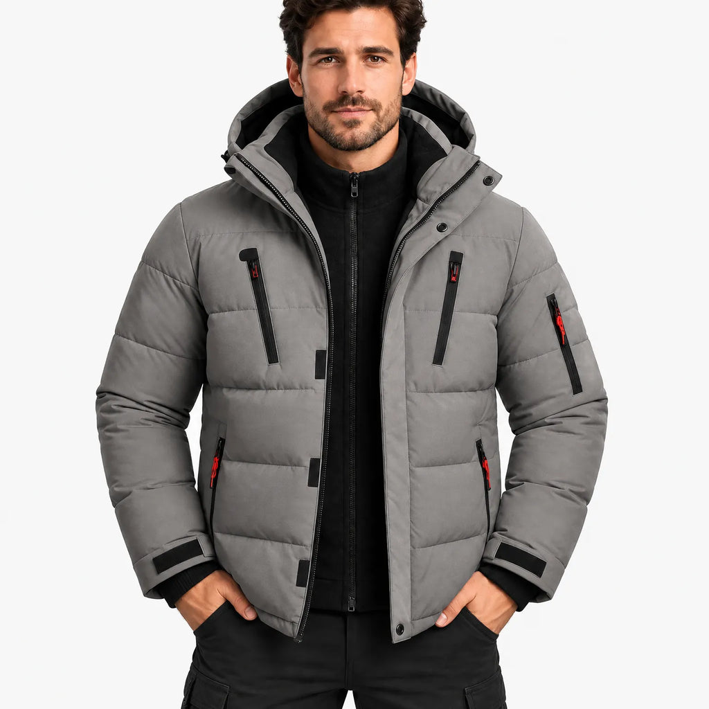Veldor - Men's Hooded Puffer Winter Jacket
