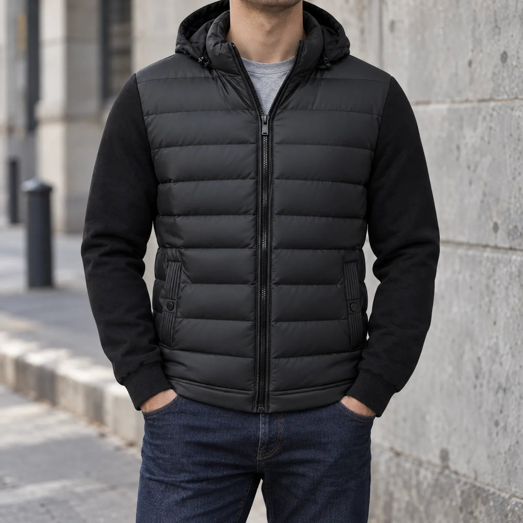 Volaire - Men's Hooded Winter Puffer Jacket